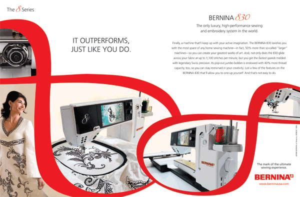 Bernina Print Ad