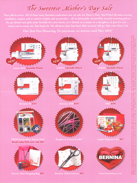 Bernina Direct Response Letter